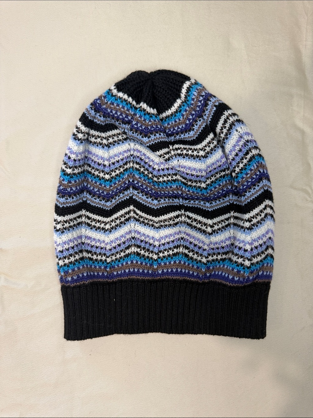 Missoni Black Multicolor Striped Knit